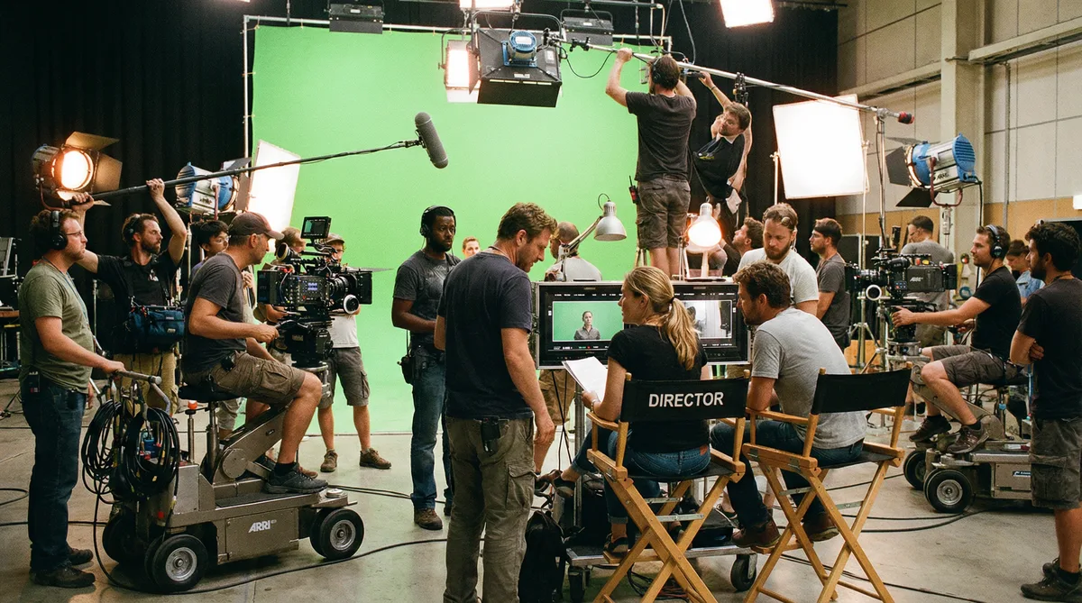 暗网禁区国际影视合作拍摄现场实景